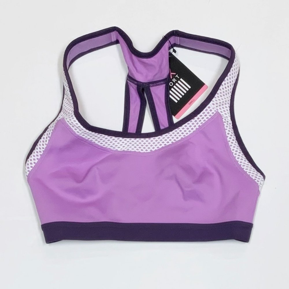 2X Victoria's Secret VSX Sports Bra Lot Lined Body Wick Small NEW - Picture 2 of 5